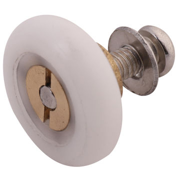 Shower Door Spare White Wheels - Bag 2