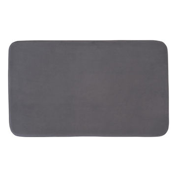 Luxury Foam Bath Mat 60cm X 100cm Charcoal