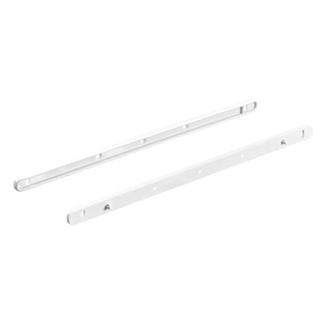 Guiding rail 356mm plastic white hettich