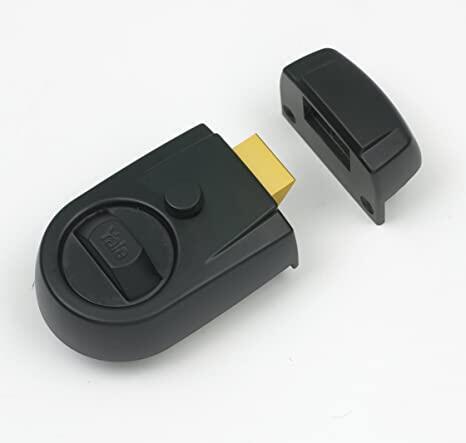 Night latch YALE Matte black