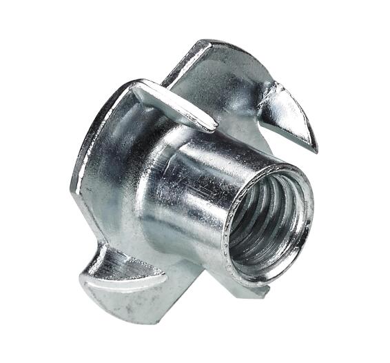 Dowel nut with thread M8/10mm zinc-plated hettich