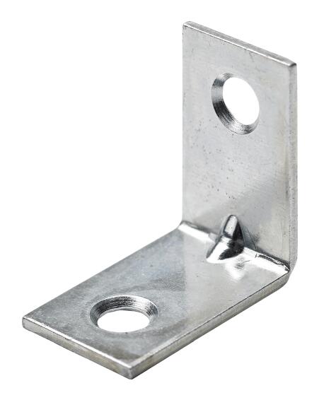 Chair angle zinc-plated 25x25mm hettich