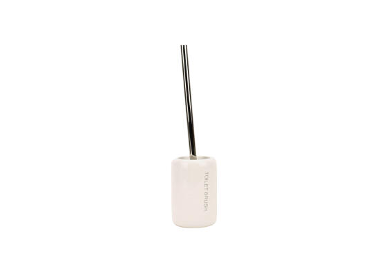 Toilet Brush Holder Ceramic SENSEA Oslo City White