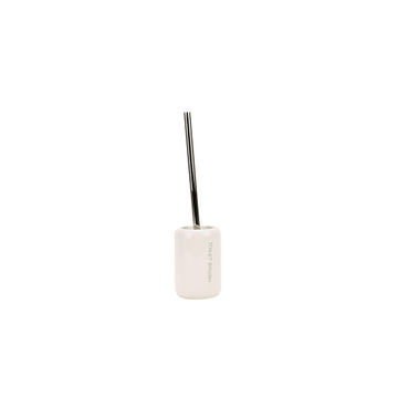 Toilet Brush Holder Ceramic SENSEA Oslo City White
