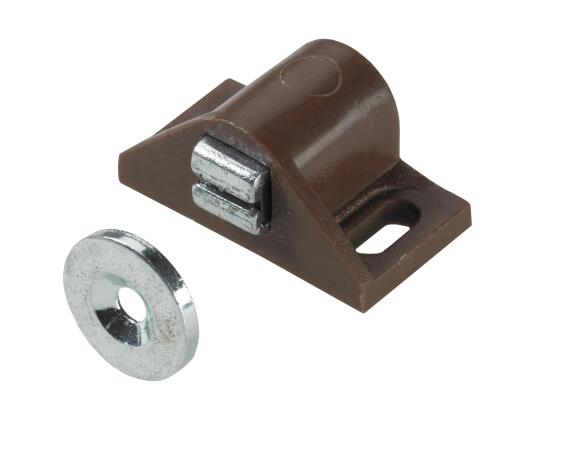 Adjustable magnetic catch white hettich