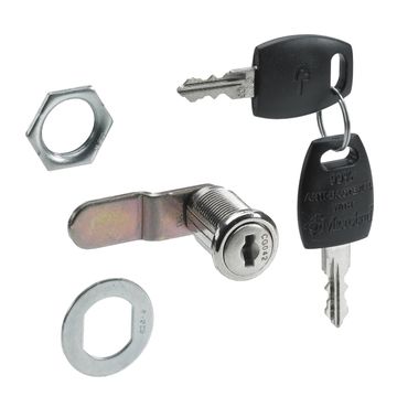 Cylinder cam lock black d15mm hettich