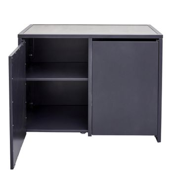 Naterial Aluminium Outdoor Kitchen 2 Door Cabinet L120xmxW60cm