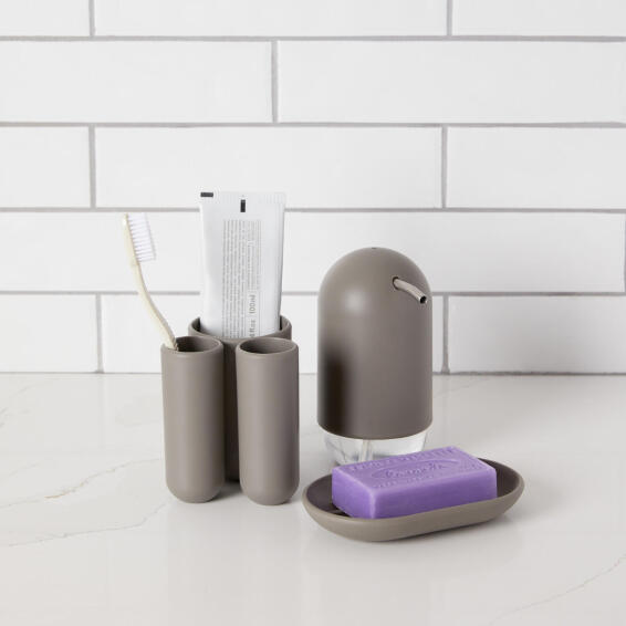 Toothbrush Holder Touch Grey Umbra