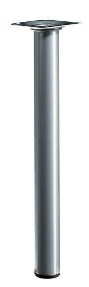 Furniture leg aluminium look hettich