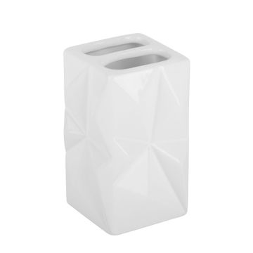 Diamond design wht cera toothhold shiny