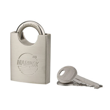 Padlock all weather closed shackle marinox 40mm thirard