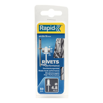 High performance rivets 4.8x16mm 50pc rapid