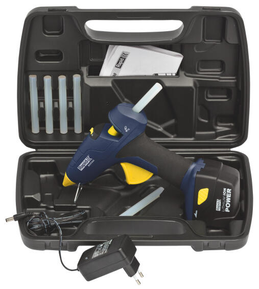 Cordless glue gun with case BGX300 Li-Ion battery 20W rapid