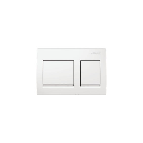 Actuator Plate Alpha35 Dual Flush White