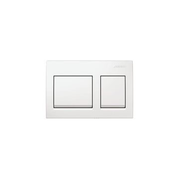 Actuator Plate Alpha35 Dual Flush White