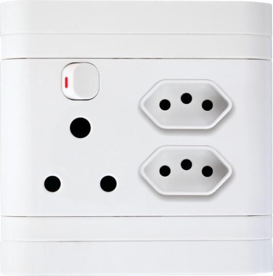 Socket LESCO 1x3 & 2x2 pin 4x4 white