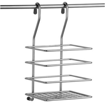 Kitchen Cutlery Holder Steel Grey