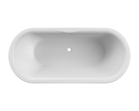 Darwin Oval Drop-In Bathtub White W171cmxD78cmxH45cm