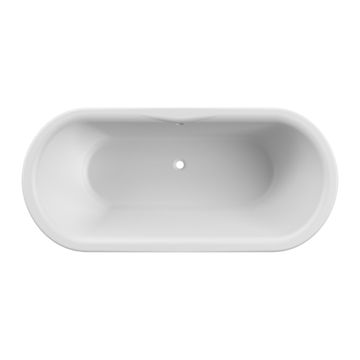 Darwin Oval Drop-In Bathtub White W171cmxD78cmxH45cm