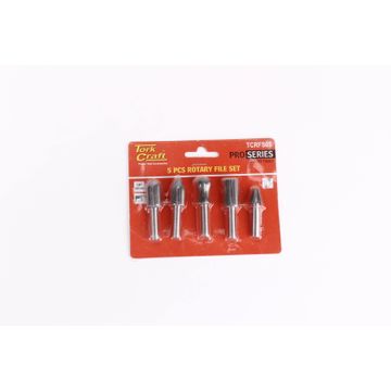 Rotary file set 5 pieces TORKCRAFT