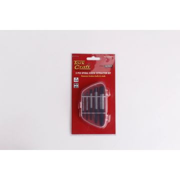 Set of 5 screw extractor TORKCRAFT