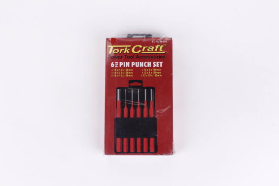Set of 6 pin punch TORKCRAFT