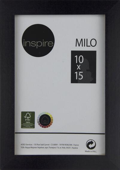Inspire  milo frame black 10x15cm