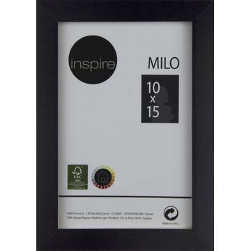 Inspire  milo frame black 10x15cm