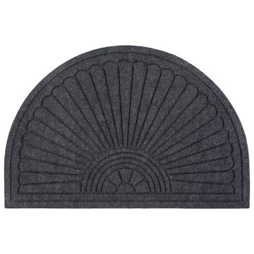 ROZETA DOORMAT GREY 60X90CM