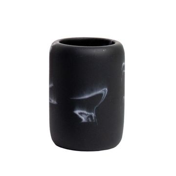 Polyresin Marble Finish Tumbler Black 