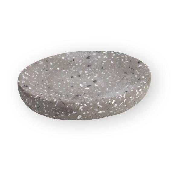 Polyresin Soap Dish Grey