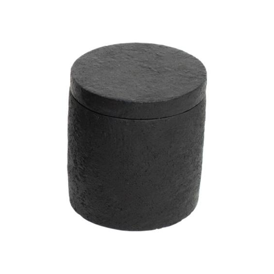  Cement Cotton Box Holder Black 