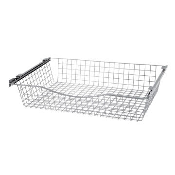 Sliding mesh metal basket H15 x W76.8 x D50cm