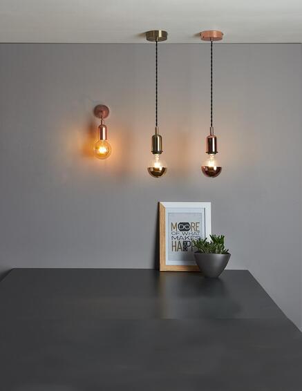 WALL LAMP E27X1 METAL MATT WHITE INSPIRE