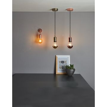 WALL LAMP E27X1 METAL MATT WHITE INSPIRE