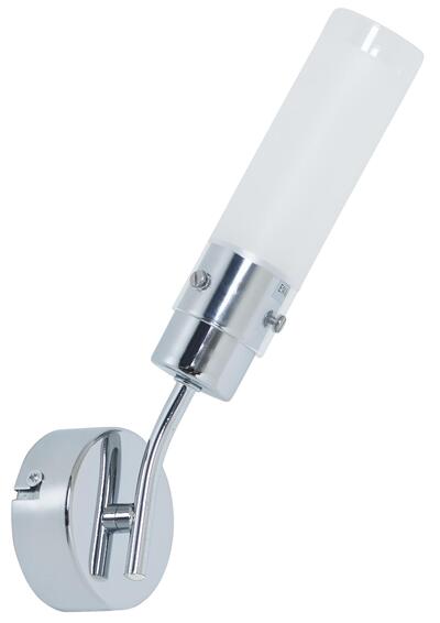 WALL LAMP E14 1X40W METAL GLASS CHROME