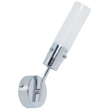 WALL LAMP E14 1X40W METAL GLASS CHROME