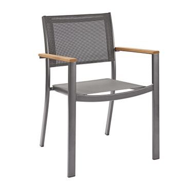 NATERIAL ALU DINING ARMCHAIR