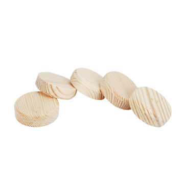 8 wooden plugs WOLFCRAFT ø40mm