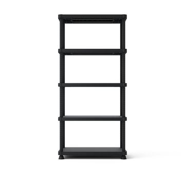 Shelf Spaceo 187X90X45Cm Blk Grey