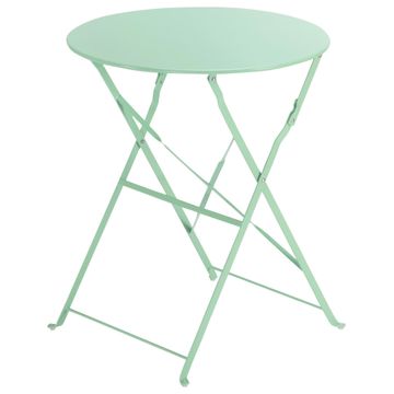 Outdoor Dining Table NATERIAL Flora Origami Cactus Green Round
