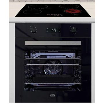 Defy Slimline Stove Oven Box Set Black 600 DCB896E