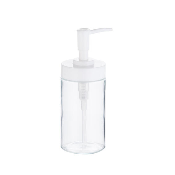 Funky soap dispenser white transparent