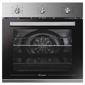 Candy Electric Oven 60Cm 70L 3 Knobs Inox Stainless Steel Fct612X