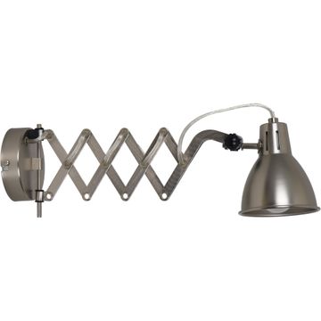 INSPIRE WALL LAMP E14X1 METAL SATIN NICKEL 
