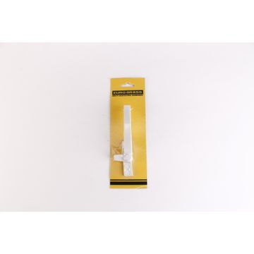 Window casement white aluminium left hand euro brass