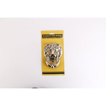 Door knocker brass small lion euro brass