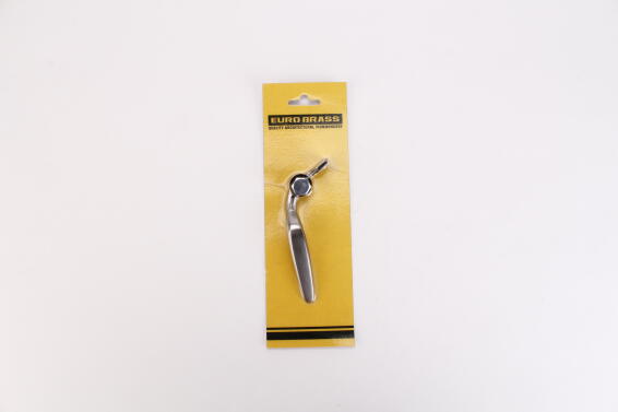 Window casement handle satin nickel euro brass