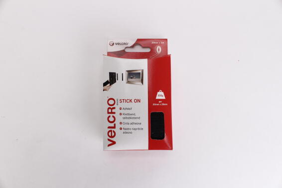 Heavy Duty Stick On Tape 20Mm X 1M Black