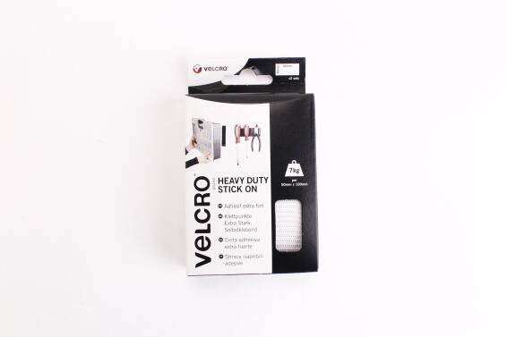 Heavy Duty Stick On Strip White
